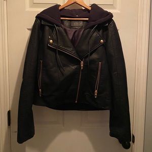 Black BlankNYC Moto Jacket